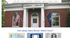 Desktop Screenshot of norwichlibrary.org